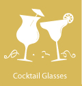 cocktail glasses